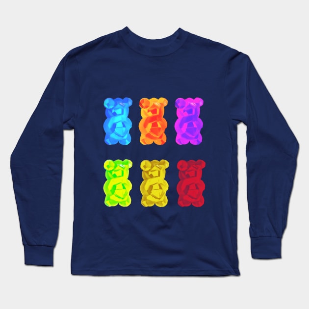 Ositos de gomitas estilo diamante Long Sleeve T-Shirt by AlexisMay511